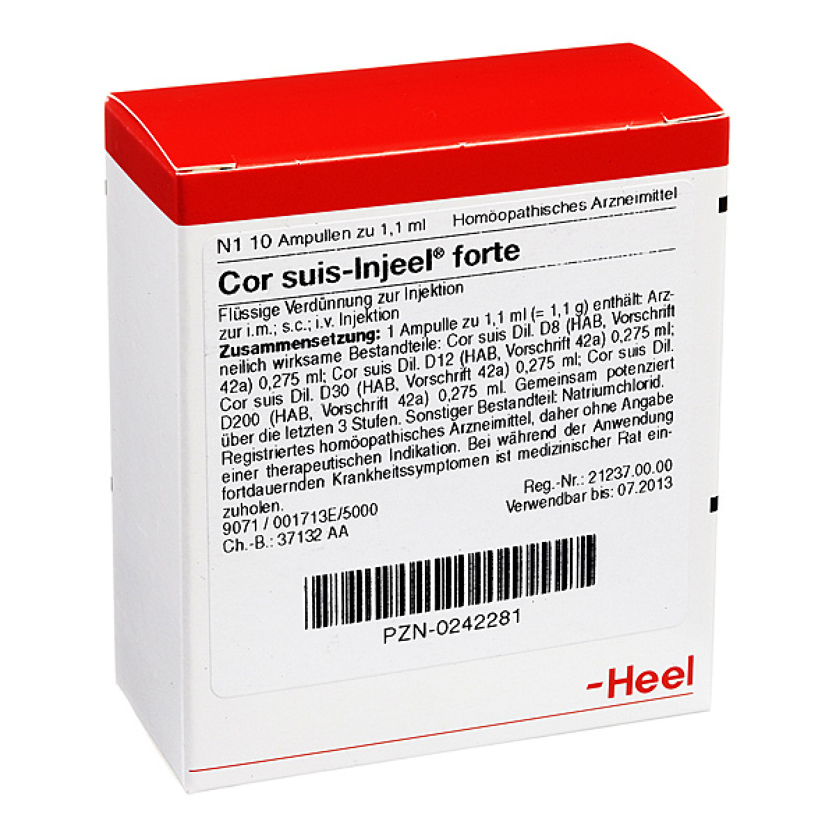 Cor Suis Injeel Forte FIALE 10 X 1 1 ML Erbofarma Farmaci Generici