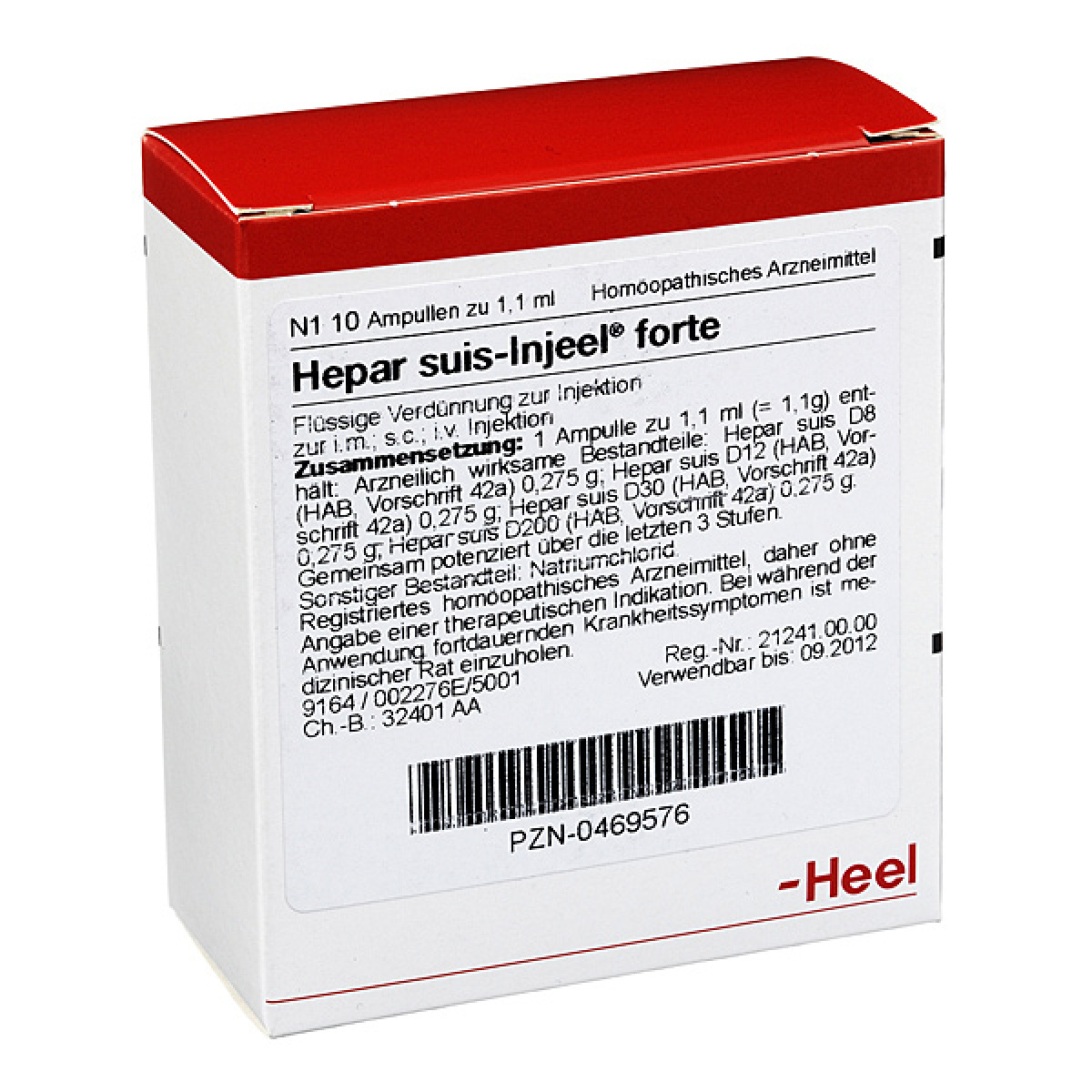 HEPAR SUIS Injeel Forte FIALE 10 X 1 1 ML Erbofarma Farmaci