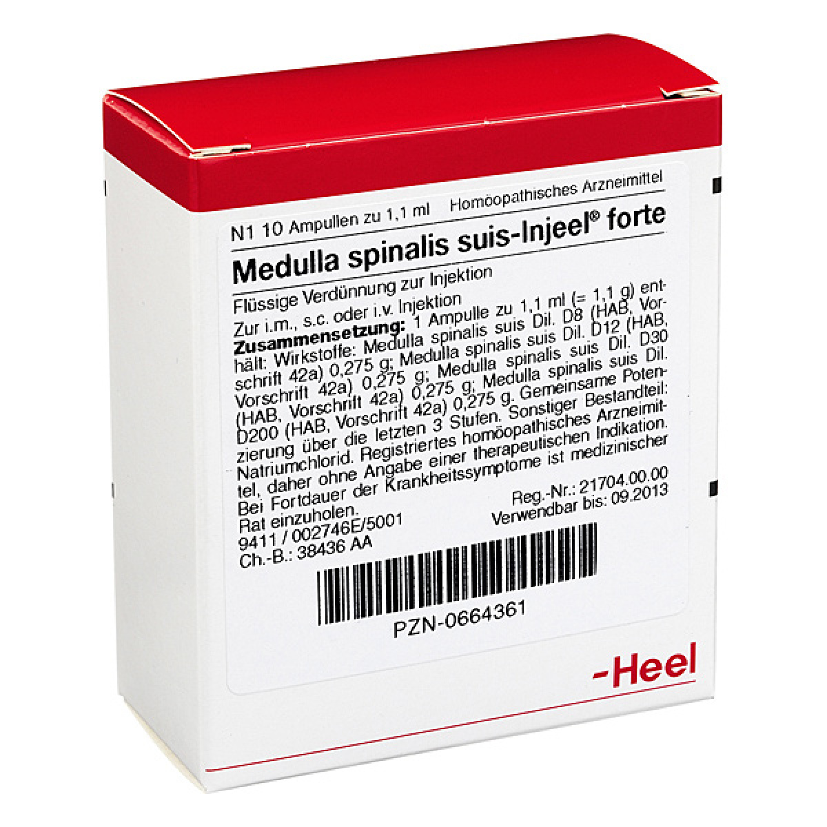 MEDULLA SPINALIS Suis Injeel Forte FIALE 10 X 1 1 ML Erbofarma