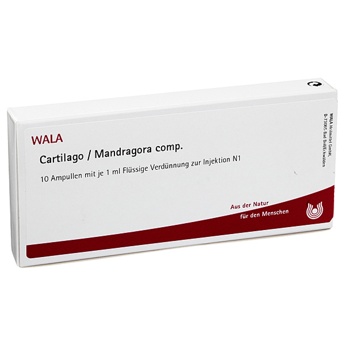 CARTILAGO Mandragora Comp FIALE 10 X 1 ML Erbofarma Farmaci