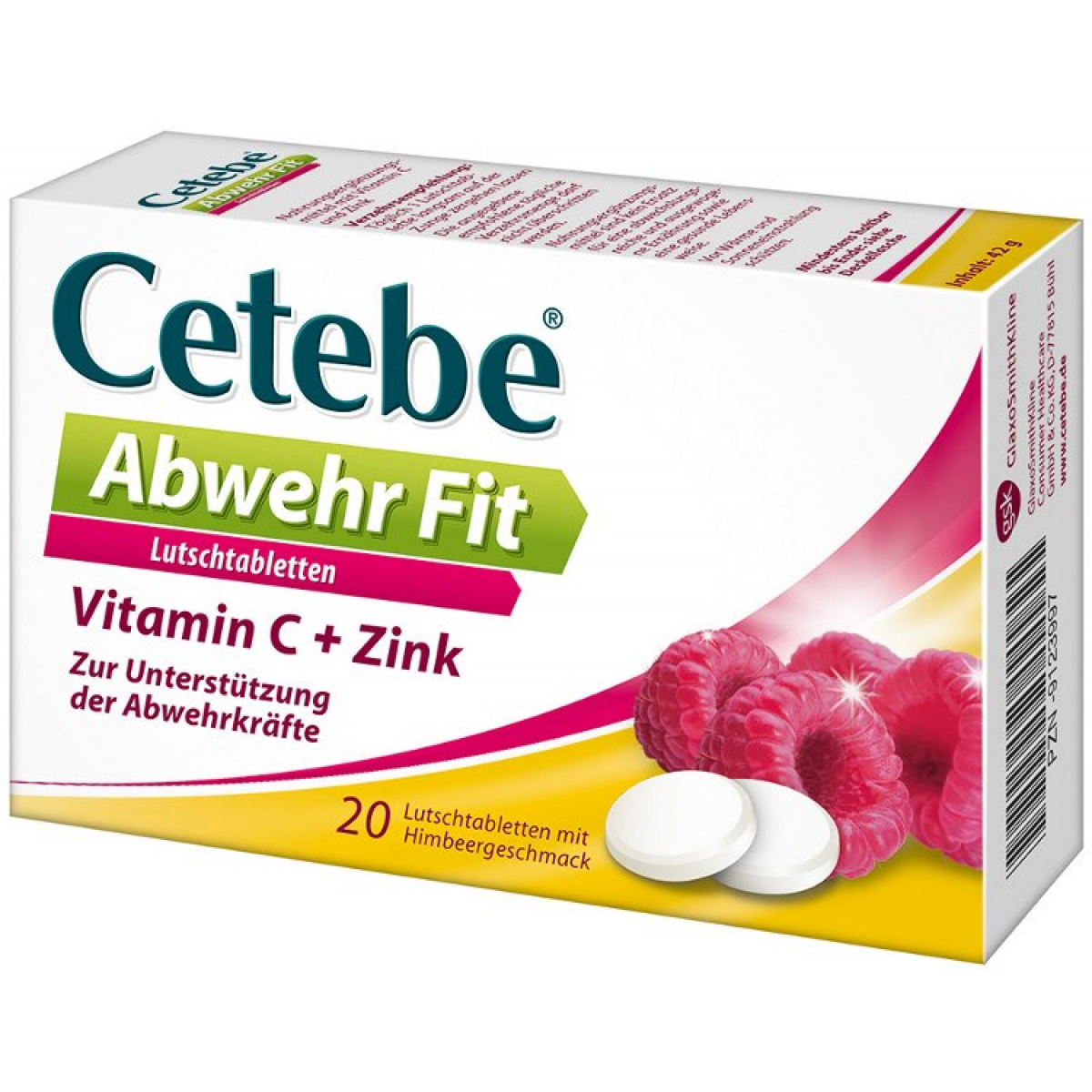 Cetebe Vitamina C Zinco 20 Compresse Erbofarma Farmacia Omeopatia