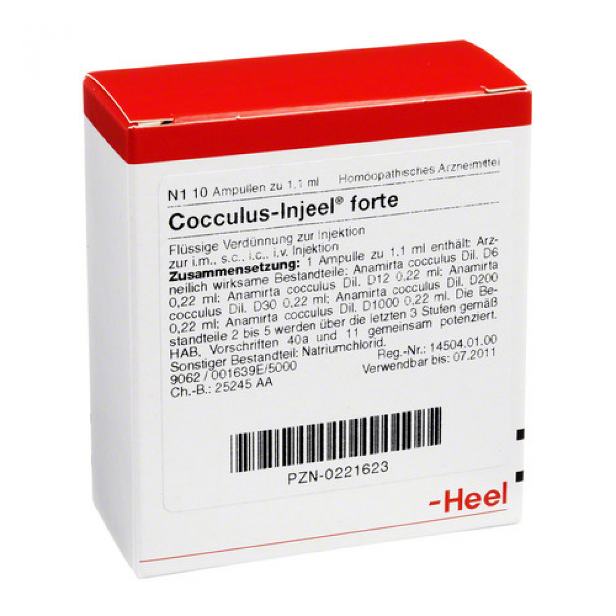 Cocculus Injeel Forte FIALE 10 X 1 1 ML Erbofarma Farmaci Generici