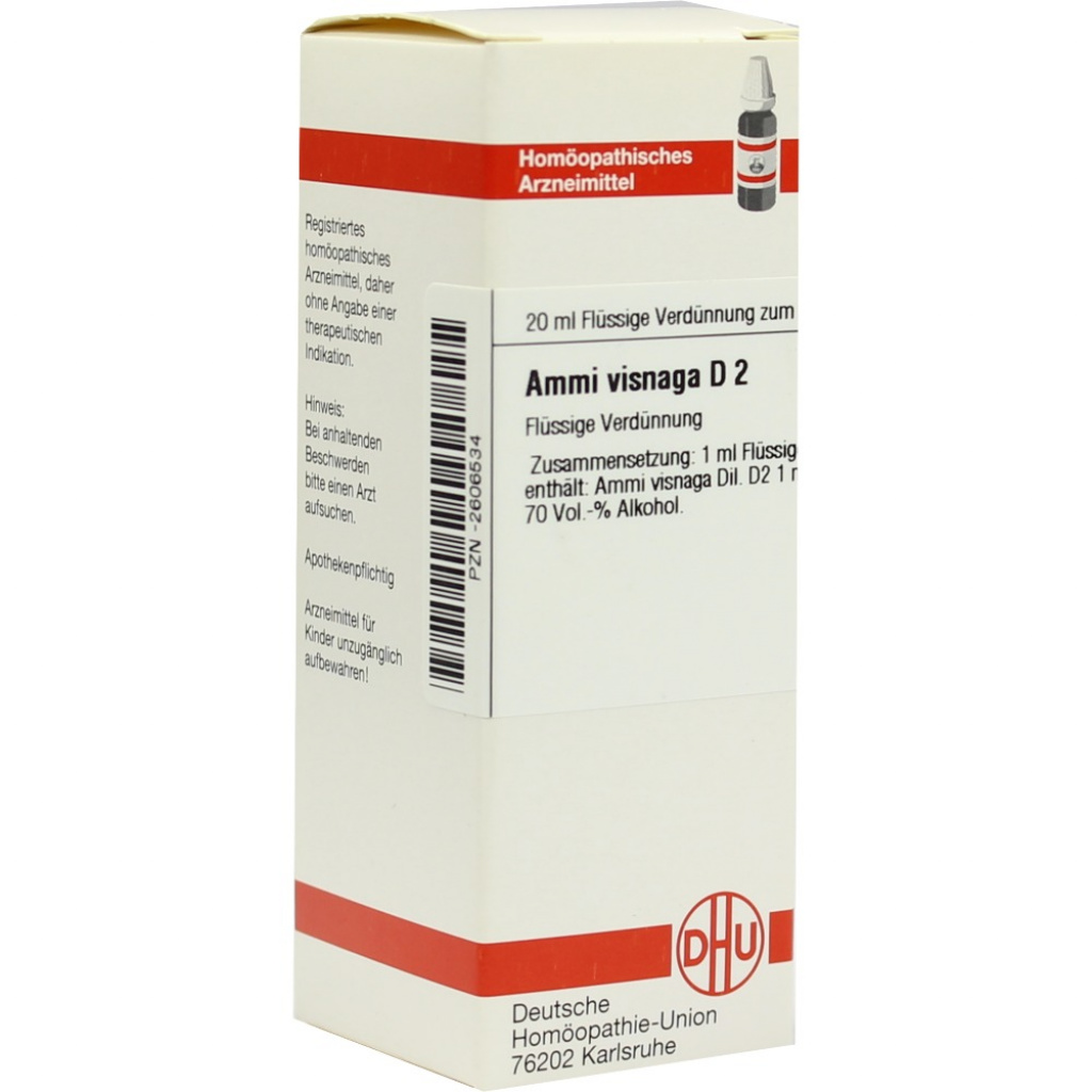 Ammi Visnaga D 2 Dilution 20 Ml Erbofarma Farmaci Generici