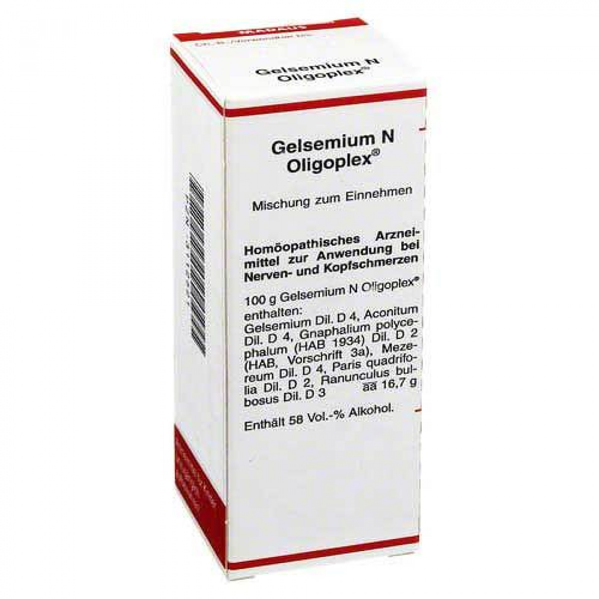 GELSEMIUM N OLIGOPLEX 50ml Erbofarma Farmaci Generici Omeopatici