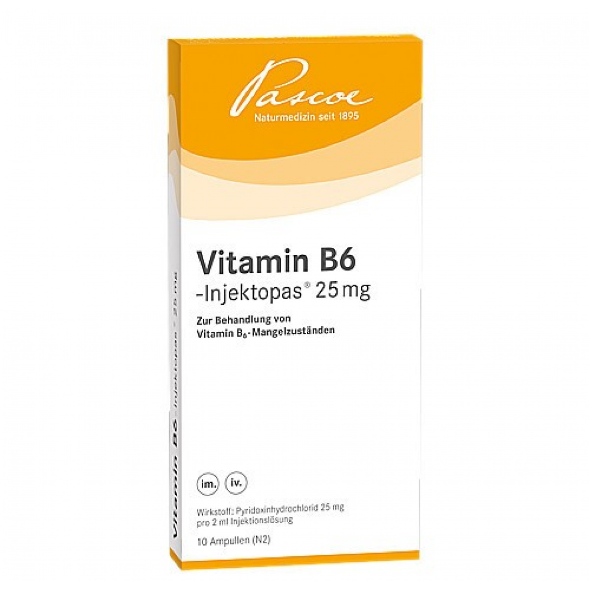 VITAMINA B6 25 Mg Injektopas - Soluzione Iniettabile - 10fiale ...