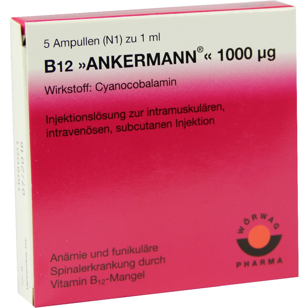 B12 Ankermann 1000µg Comprimido recubierto