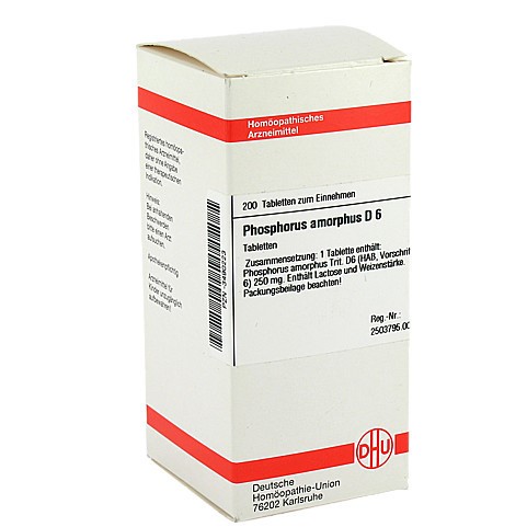 PHOSPHORUS AMORPHUS D6 200 COMPRESSE - Erbofarma farmaci, generici ...
