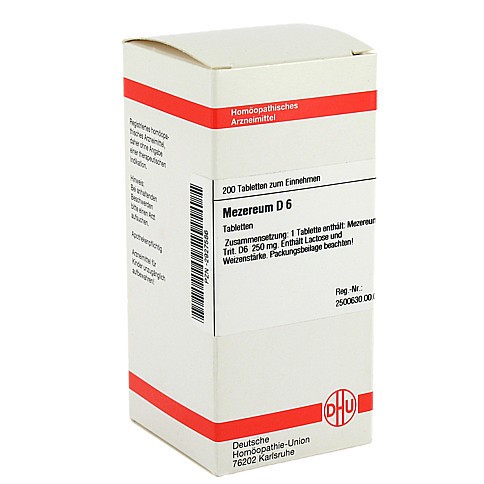 MEZEREUM D6 200 COMPRESSE - Erbofarma farmaci, generici, omeopatici e ...